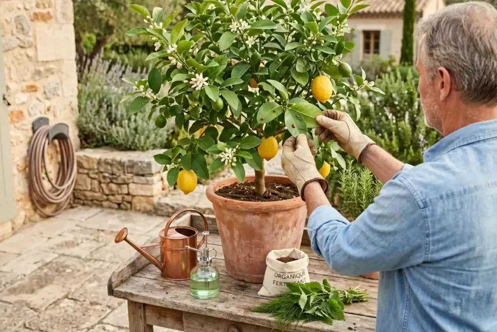 eliminer fourmis citronnier