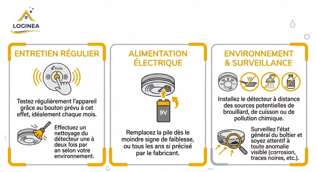 kidde detecteur de fumee probleme