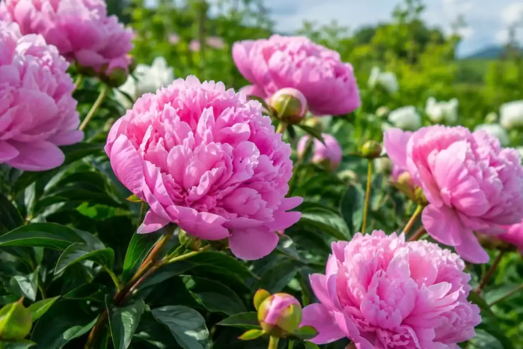 pivoine attire fourmis