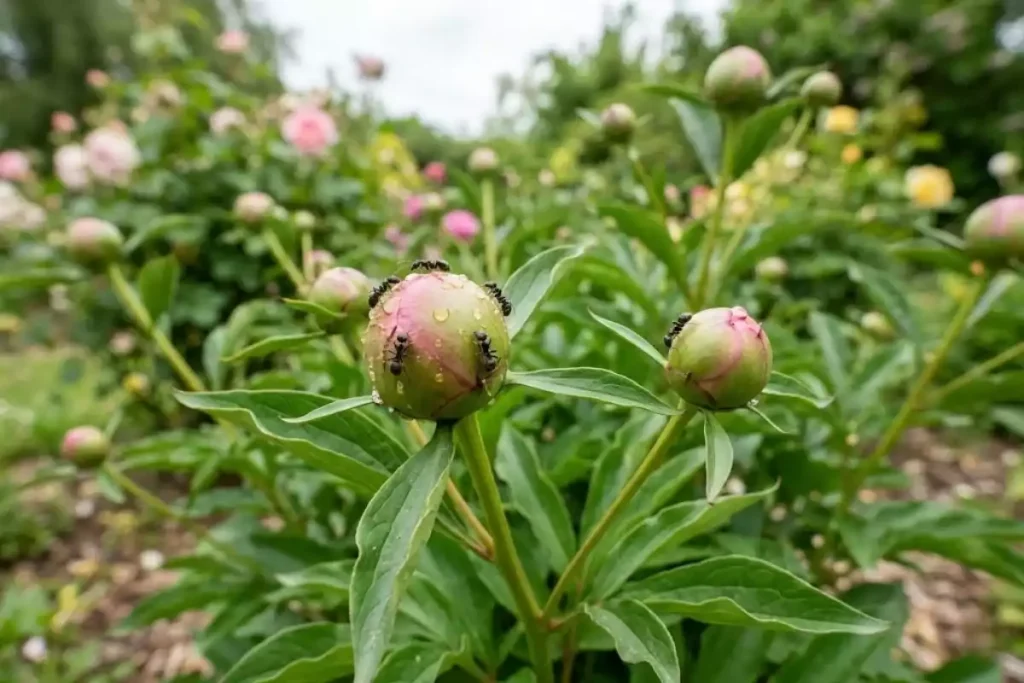 pivoine fourmis