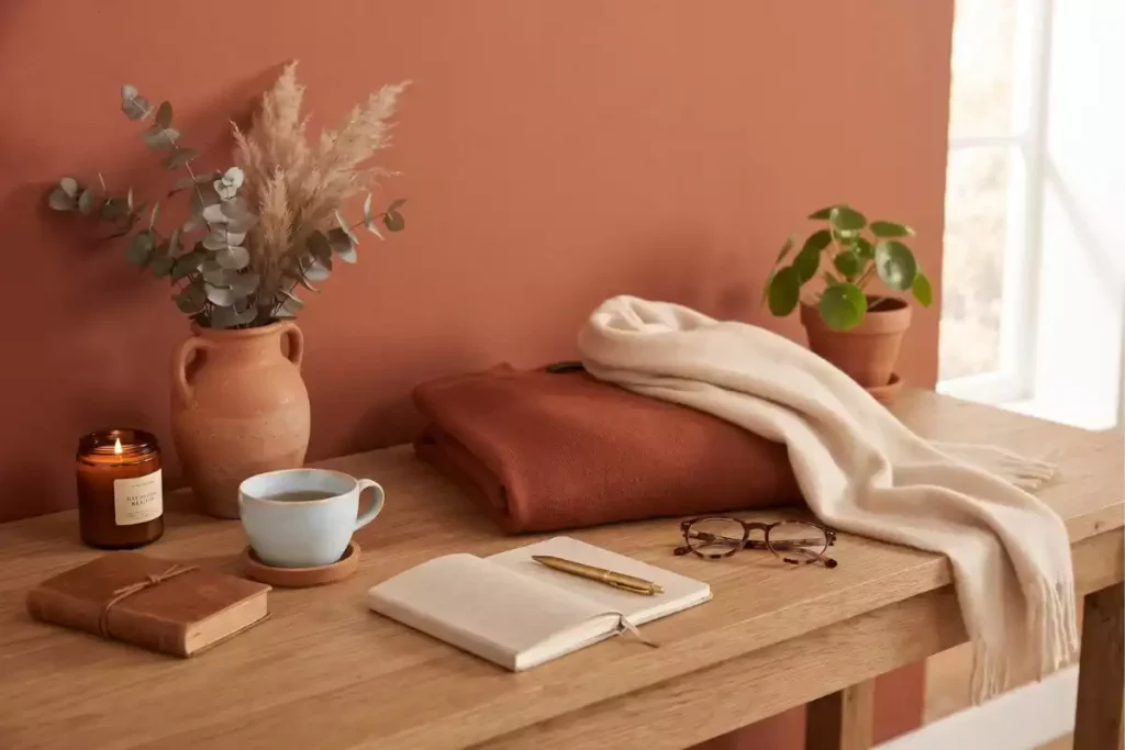 association couleur terracotta