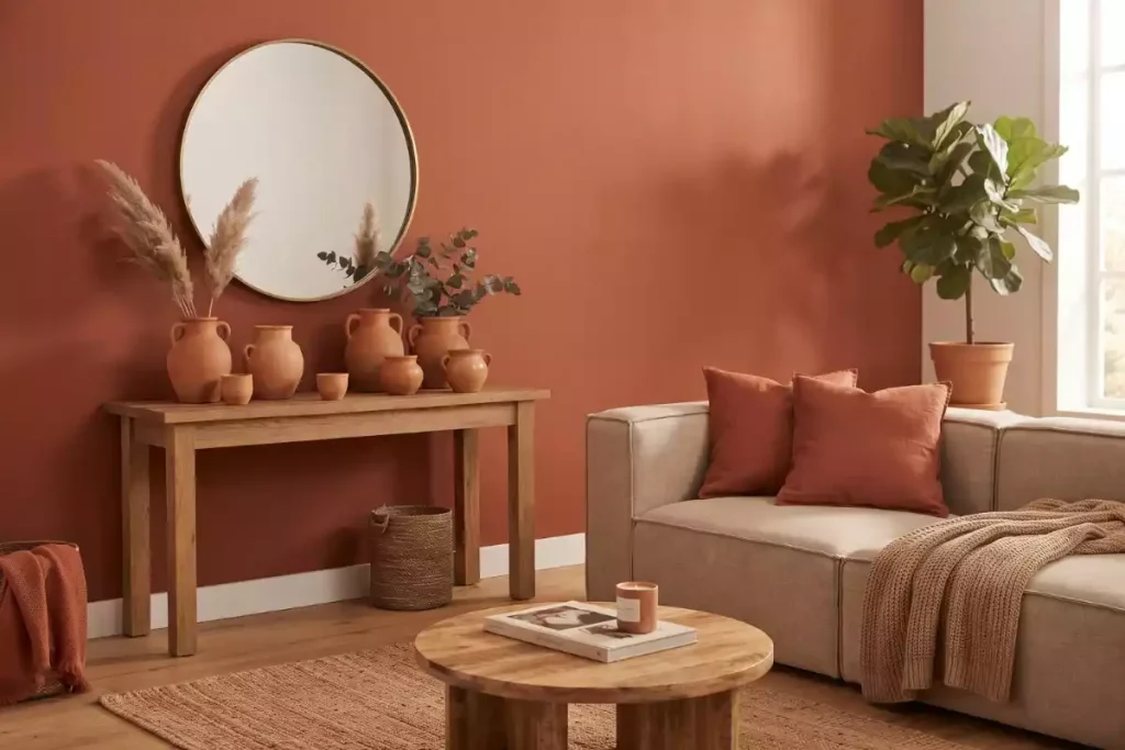 associer couleur terracotta