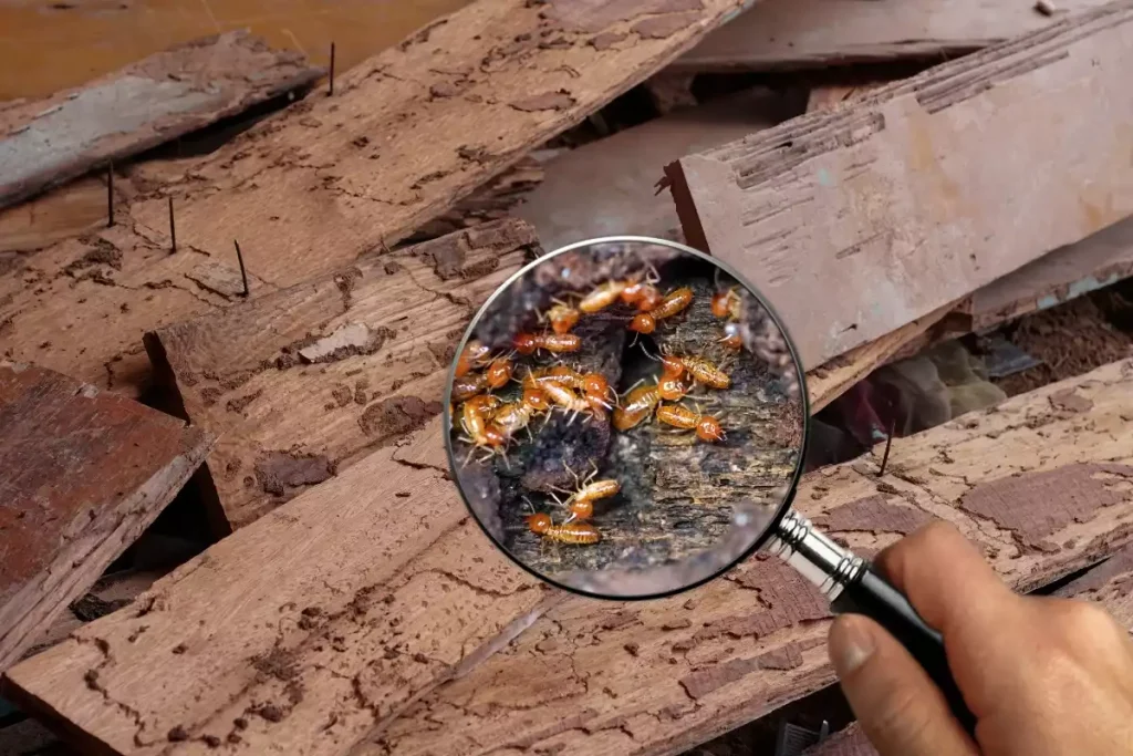comment reconnaitre ver de bois ou termite