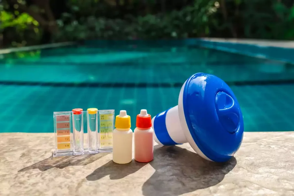 eau piscine verte