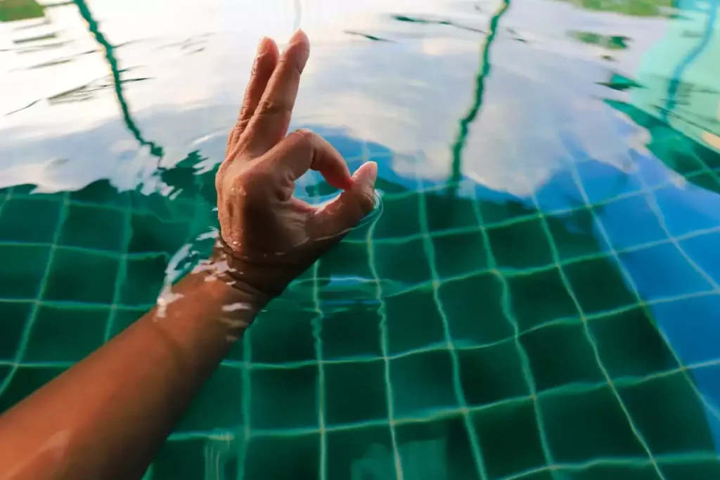 verte eau piscine